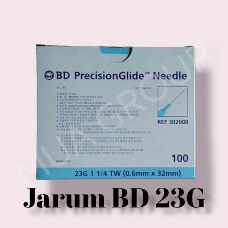 Jarum BD 23G / Jarum suntik 23G Needle