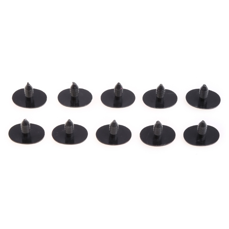 Mary 5pasang (10Pcs) Mata Plastik Pengaman Oval Biru Mainan Wayang Mata Boneka DIY 24x18mm