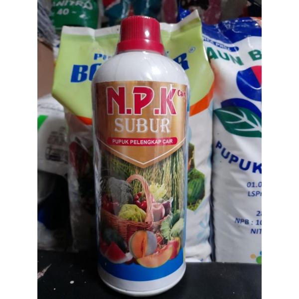 Pupuk NPK Cair Subur Kemasan 1L Berhadiah Kaos