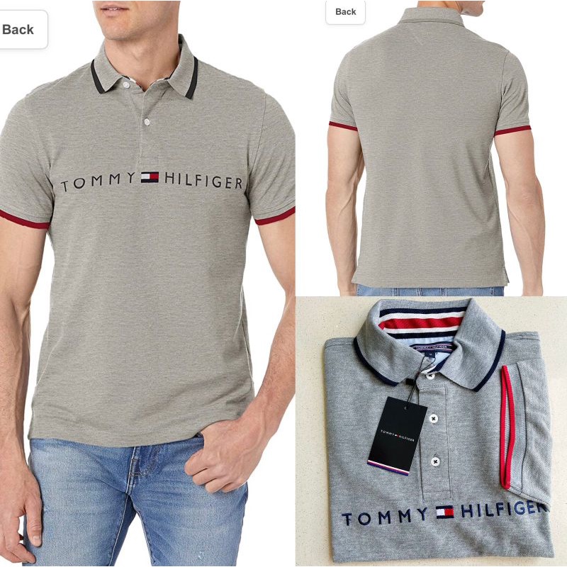 Tommy H polo shirt Man striped gede