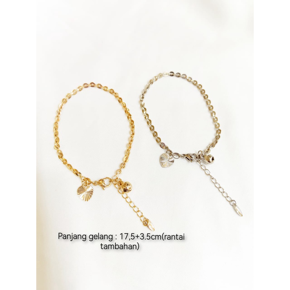 Gelang rantai wanita nori kaca