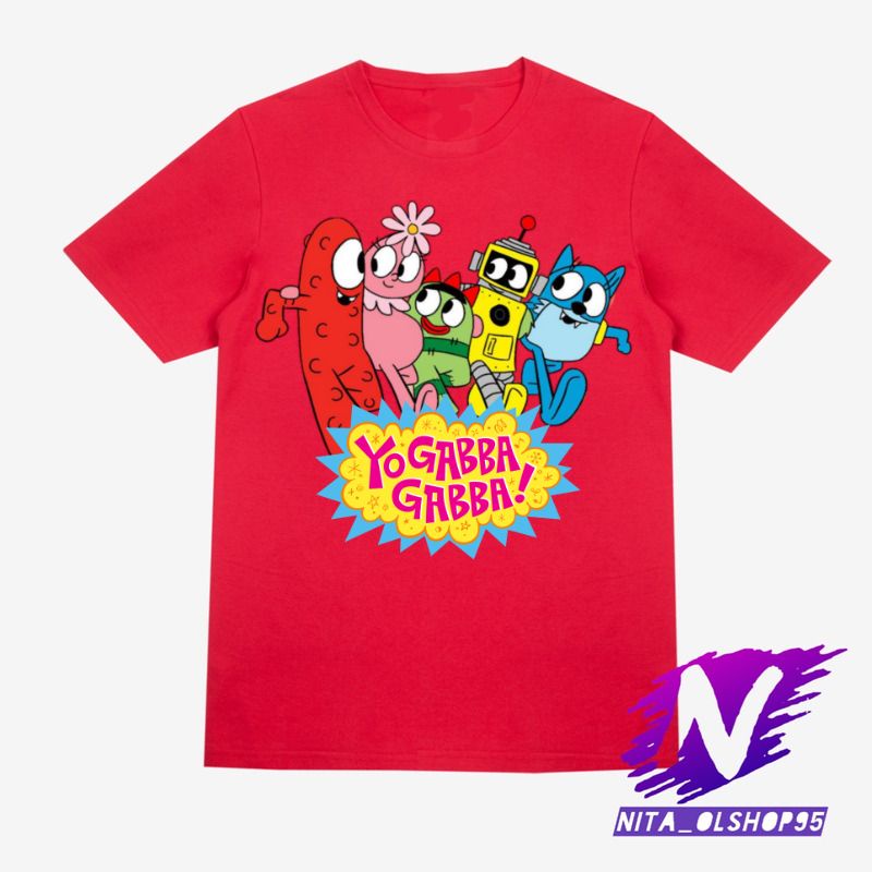baju anak kaos anak yo gabba gabba