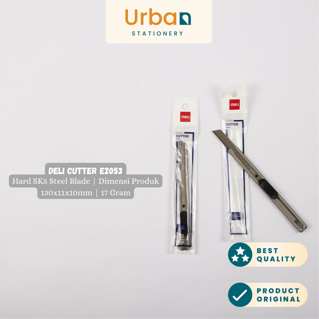

Deli Cutter Pisau Baja SK5 E2053