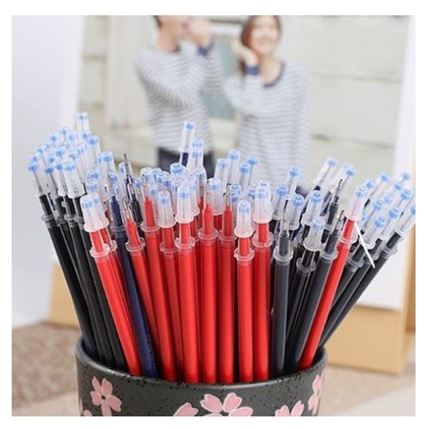 (25 PCS) REFILL TINTA GEL ISI ULANG TINTA PULPEN PENA GEL REFILL 0.5MM