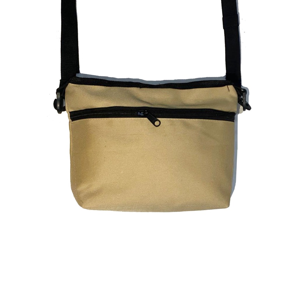 Dritto Slingbag &quot;Borzu&quot; - Tas Selempang Unisex - Cream