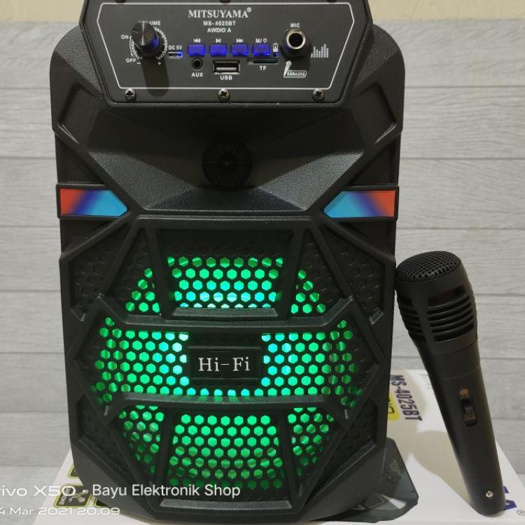 Ready Speaker Bluetooth Fleco F3362/FL611/FL612 Microphone Karaoke/Salon Aktif Wireless Subwoofer 6,