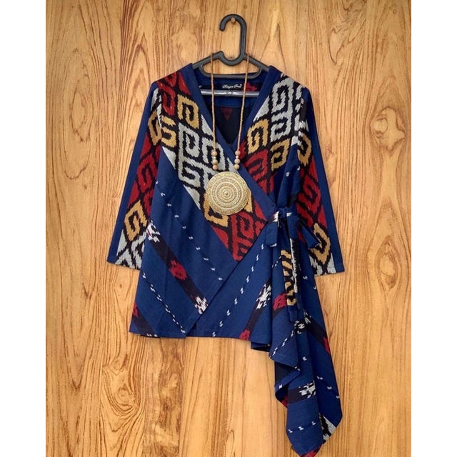blouse tenun sumba - blouse tenun premium sumba