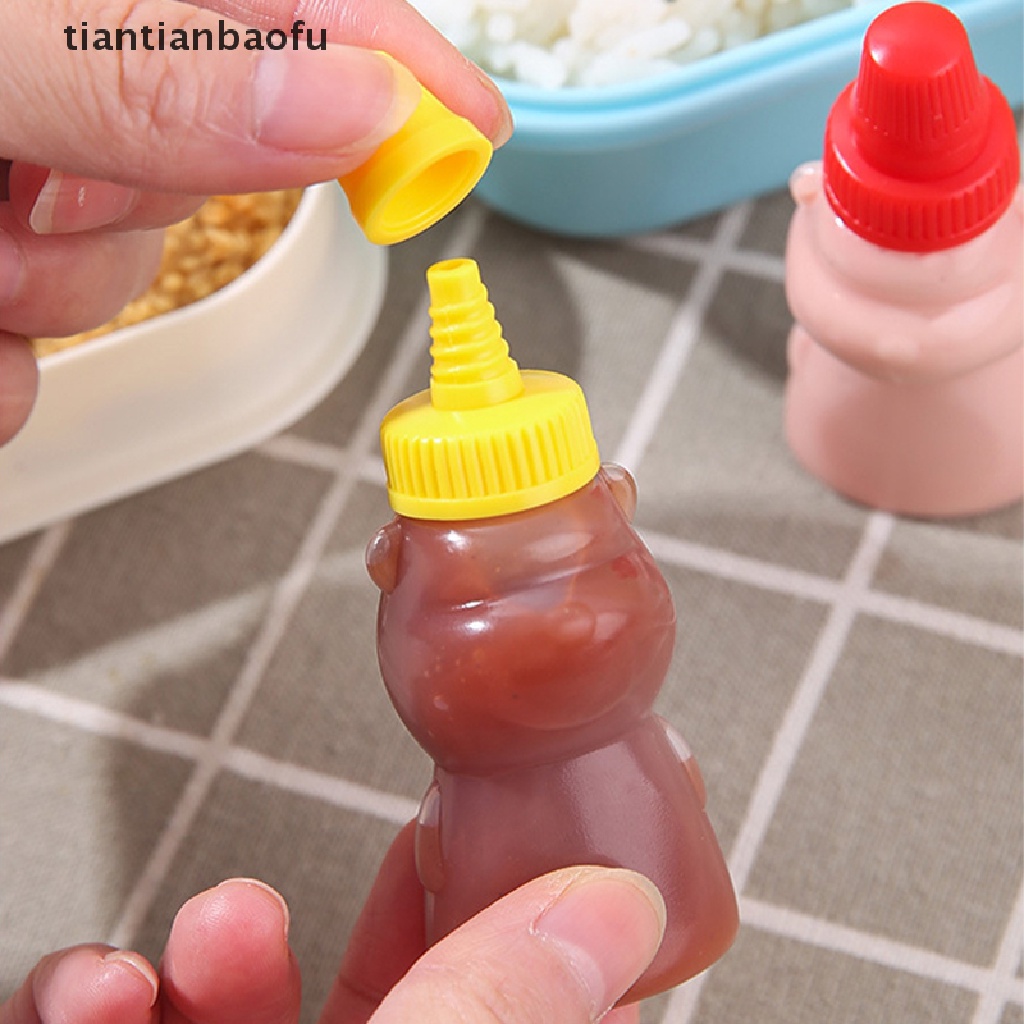 2 Pcs Botol Dispenser Bumbu Salad Dressing Kecap Mini Model Remas