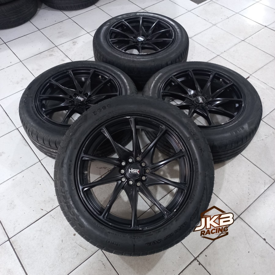 Velg Mobil Bekas Seken Ring 17 TORI HSR R17X7,5 Baut 5 ET 38 BAN 225 55 R17