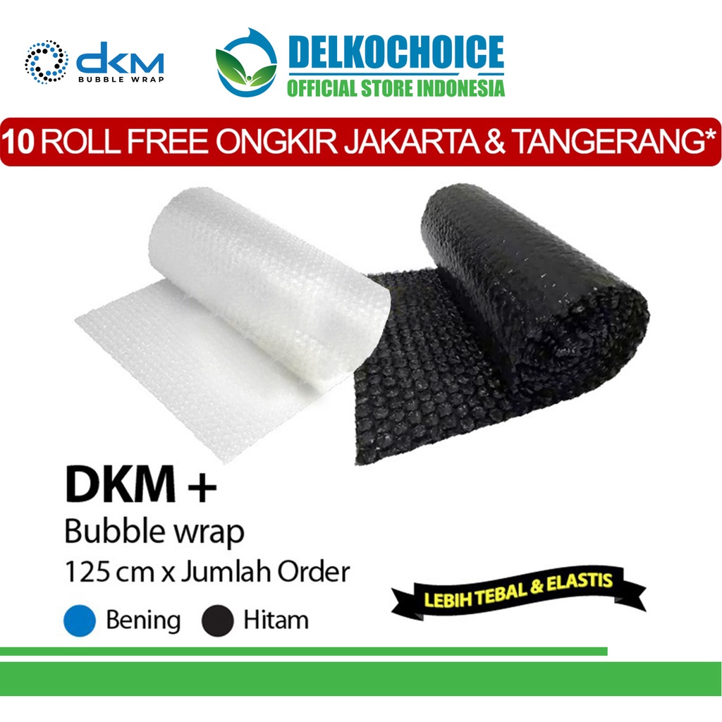 

Plastik Bubble Wrap ECERAN (125CM x JUMLAH METER) DKM PLUS MURAH /METERAN