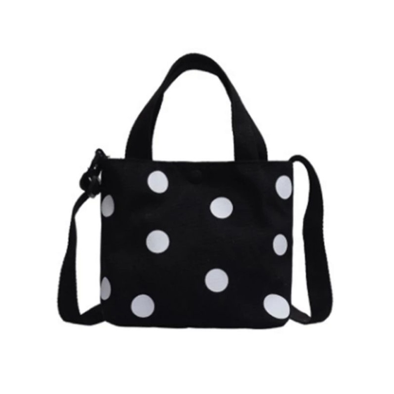 Tas selempang anak perempuan/tas bahu wanita/tas jinjing perempuan motif pulkadot