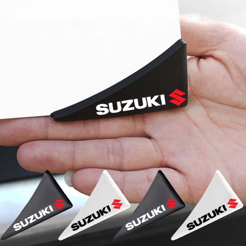 Pinggiran Pintu Mobil Anti Gores Tabrak (Penebalan) Stiker Perlindungan Sudut Silicon Karet Stiker Untuk Suzuki Swift XL7 vitara Jimny SX4 S-Cross Presso Ciaz ERTIGA Aksesoris