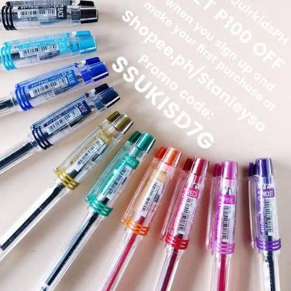 

[F-8-R ♫♪] DONG A FINETECH FINE TECH FINETEC FINE TEC PULPEN PEN GEL WARNA 0.4 0.3 0.25-viral