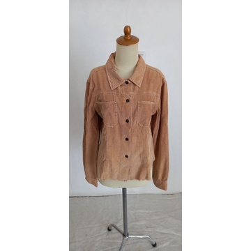 Camel Brown Corduroy T-shirt by Guess