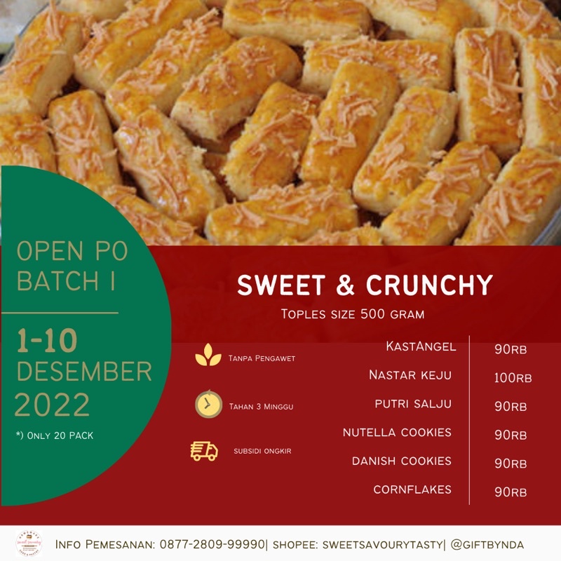 Kue Kering Special Natal | Nastar | Putri Salju | Kastangel | Cornflake | Medan