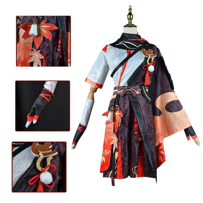 【Wetrose】Genshin Impact Cos Baju Kaedehara Kazuha Game Performance Costume Cosplay Set Pria Boy Man