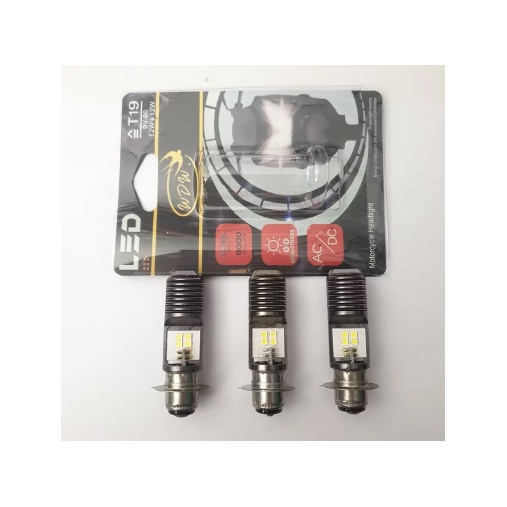BOHLAM LAMPU DEPAN LED T1-19 MOTOR HONDA YAMAHA SUPRA GRAND BEAT VARIO JUPITER VEGA MIO SATRIA FU DL