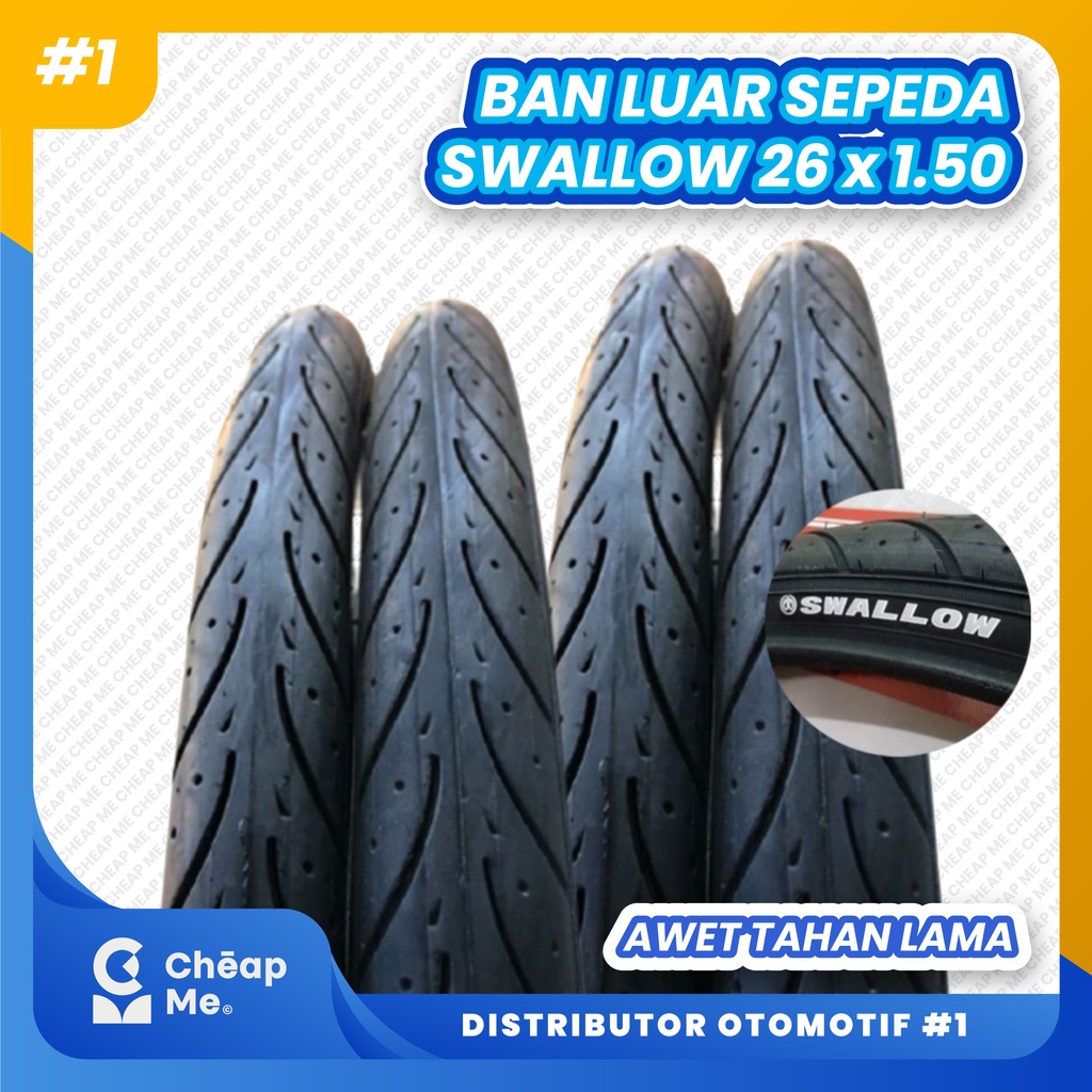 Ban Luar Sepeda SWALLOW 26 x 1.50 / Ban Luar Sepeda SWALLOW 26 x 1.50 / Ban Luar Sepeda 26 x 1.50 / 