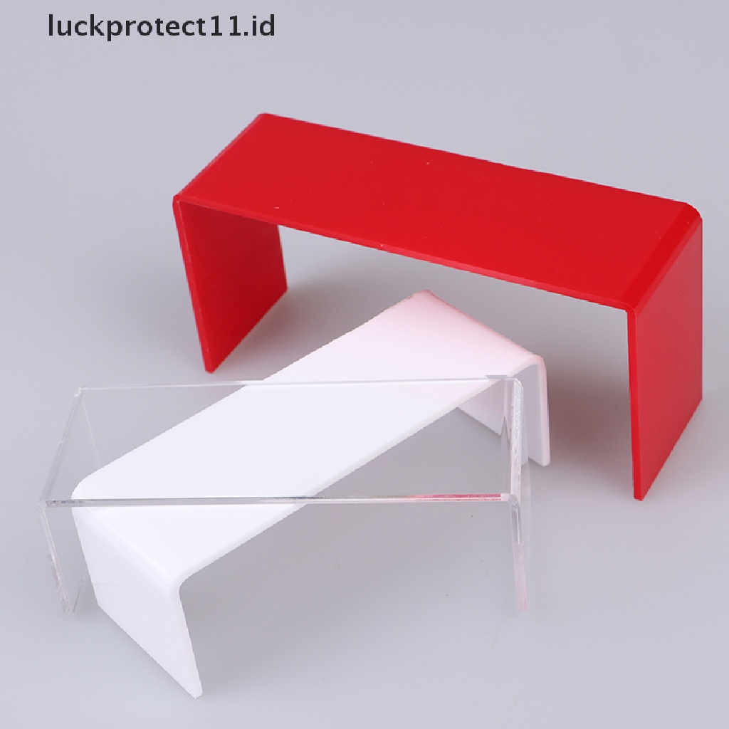 /Fashion Hot// Fashion// 3Pcs/set 3mm Acrylic Display Stand Rak Penyimpanan Showcase Perhiasan Rak Tempat.