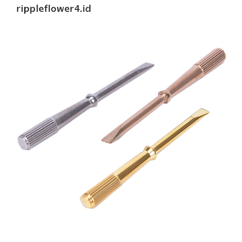 {rippleflower4.id} Obeng Mini Bahan Titanium Steel Untuk Love Gelang-Rose Gold/Gold/Silver~