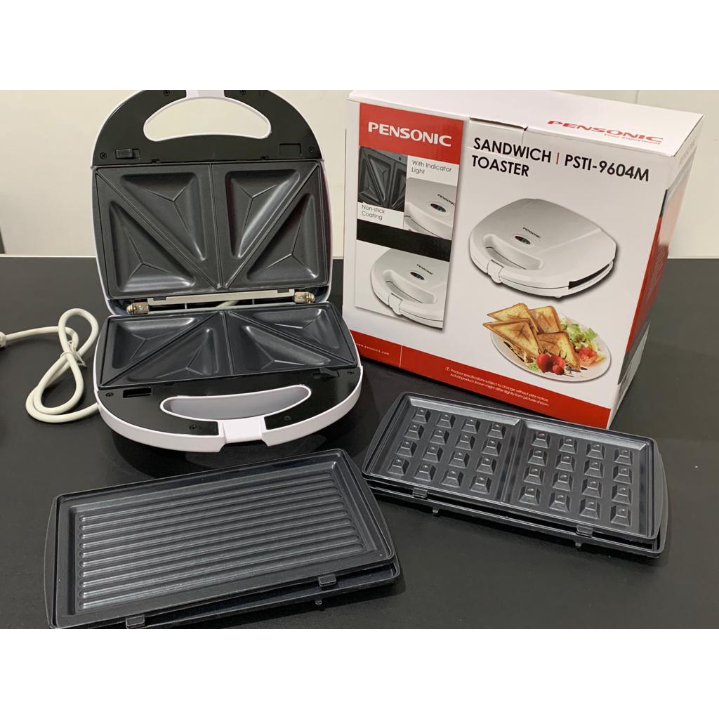 Sandwich Toaster Waffle Maker 3 in 1 Pensonic - PSTI 9604M - Sandwich Waffle Grill