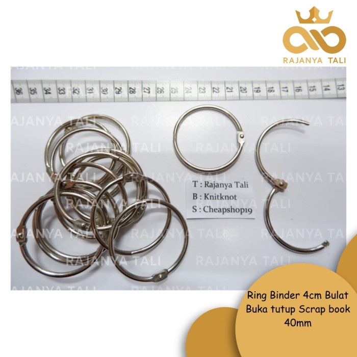 

RING BINDER 4CM BULAT BUKA TUTUP SCRAP BOOK 40MM