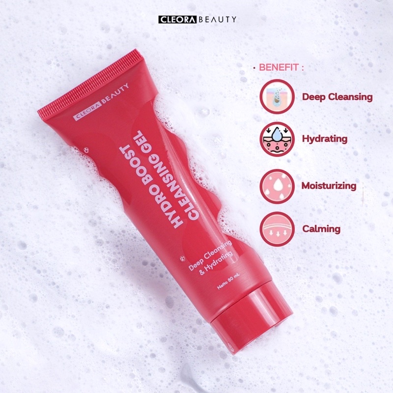 Cleora beauty 3 minutes exfoliating gel jelly booster 10 30gr intensive glow mask deep hydrating essence protect shield sunscreen hydro boost cleansing qiyara lip serum acne booster with centella niacinamide CLEORA hyalu moisturizer calendula body lotion
