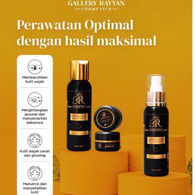 CREAM GLOWING LUMINIOUS PLATINUM GALERY RAYYAN 9R