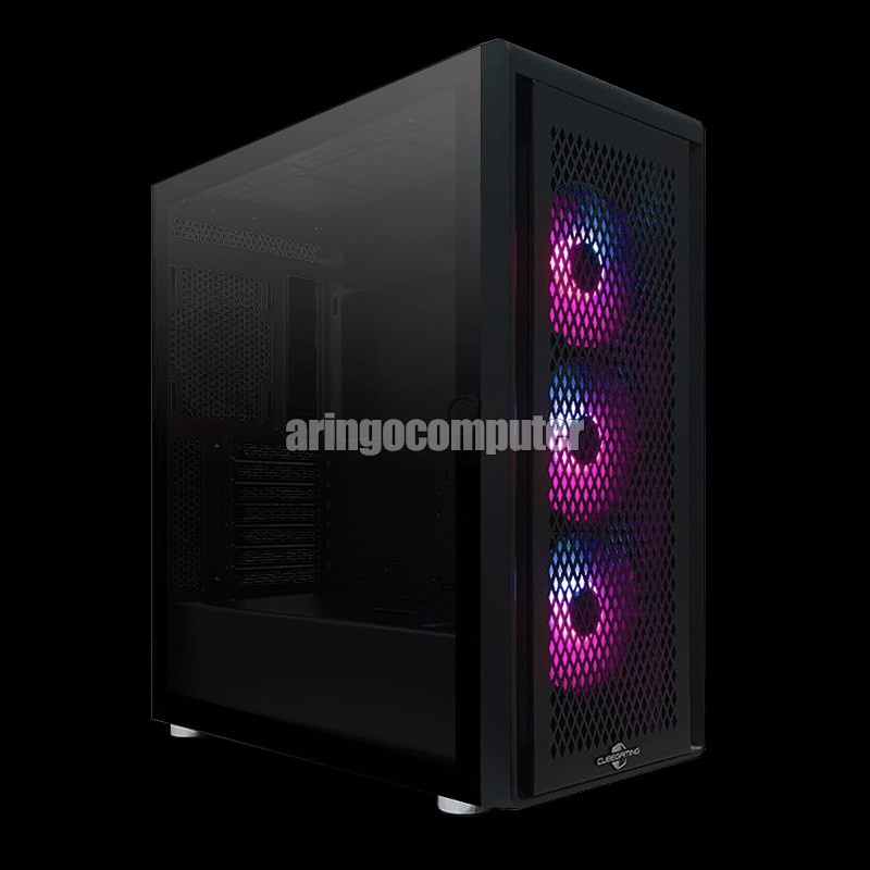 Casing Cube GAMING STALLA BLACK (Free 3 FAN RGB)