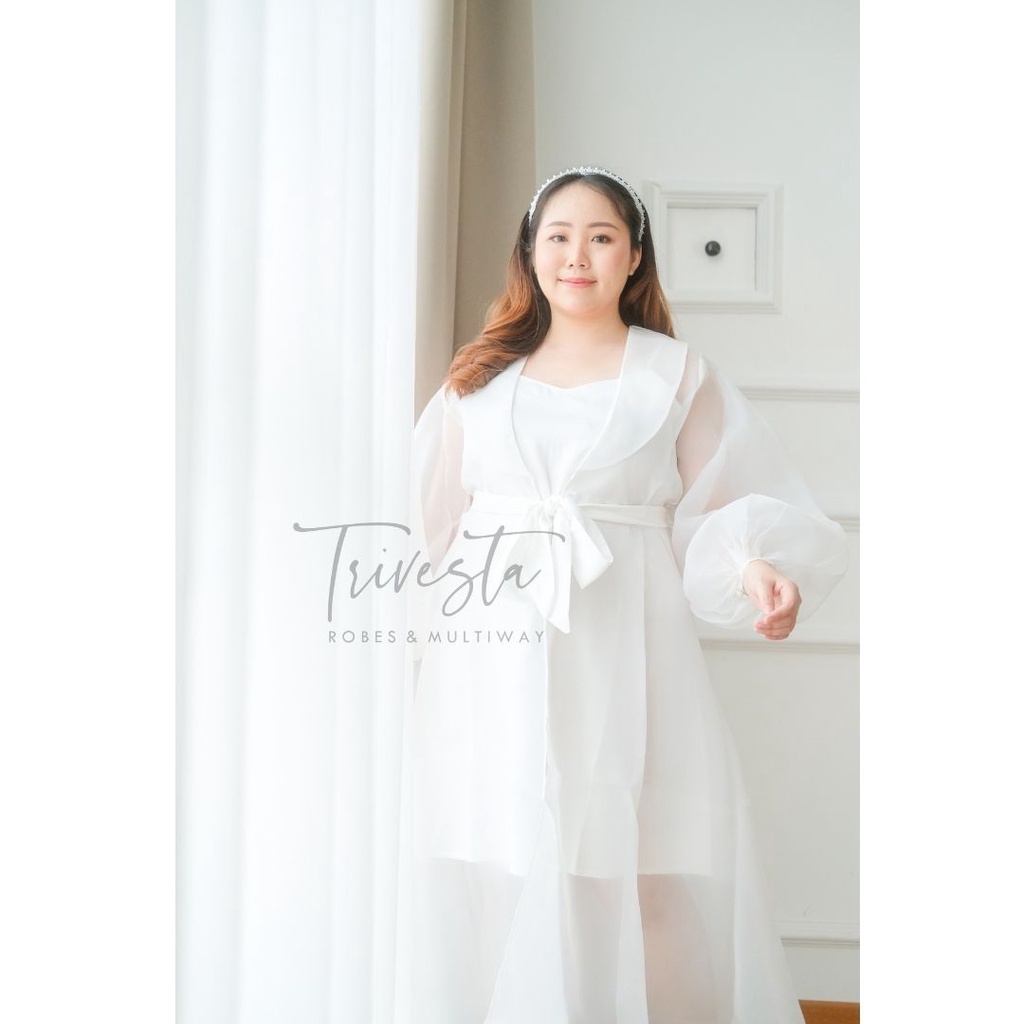 [BIG SIZE] AURORA ROBE-KIMONO ROBE PENGANTIN WEDDING ROBE