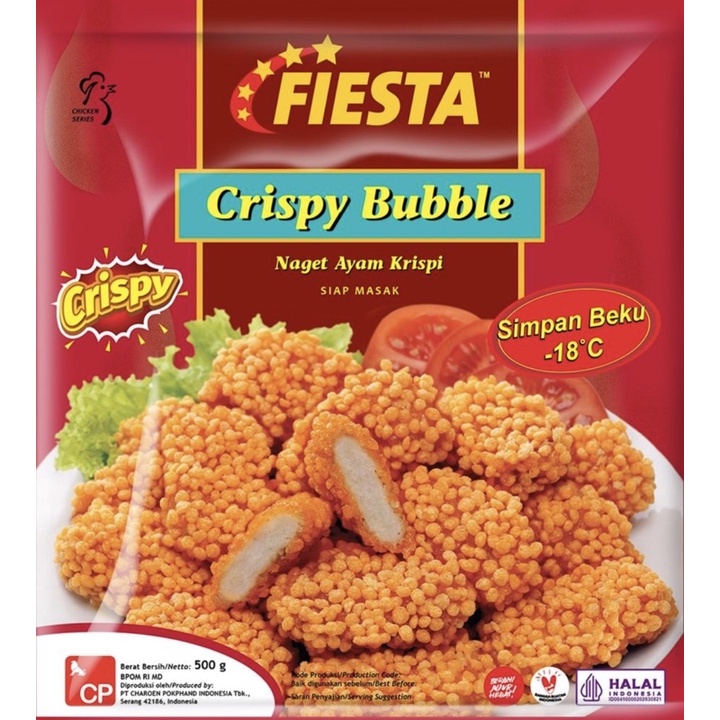 Jual Fiesta Crispy Bubble Chicken Nugget 500gr | Shopee Indonesia