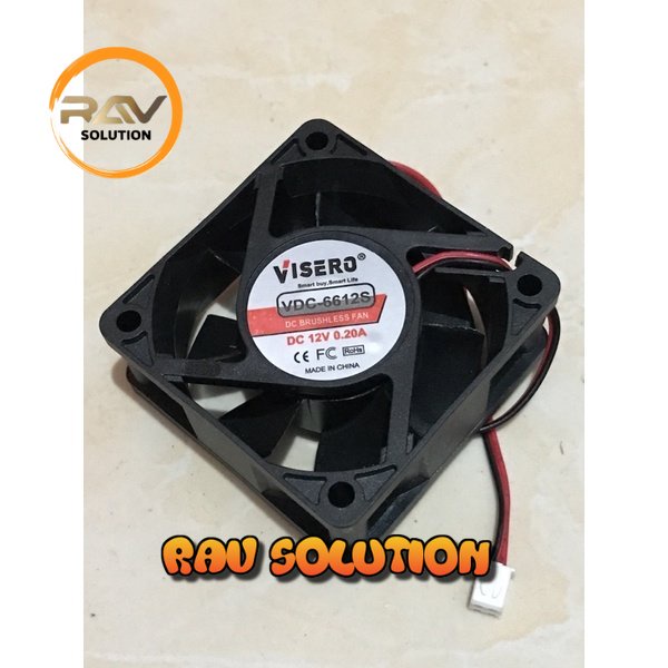 Fan DC Kipas Pendingin 6CM + Soket 12V