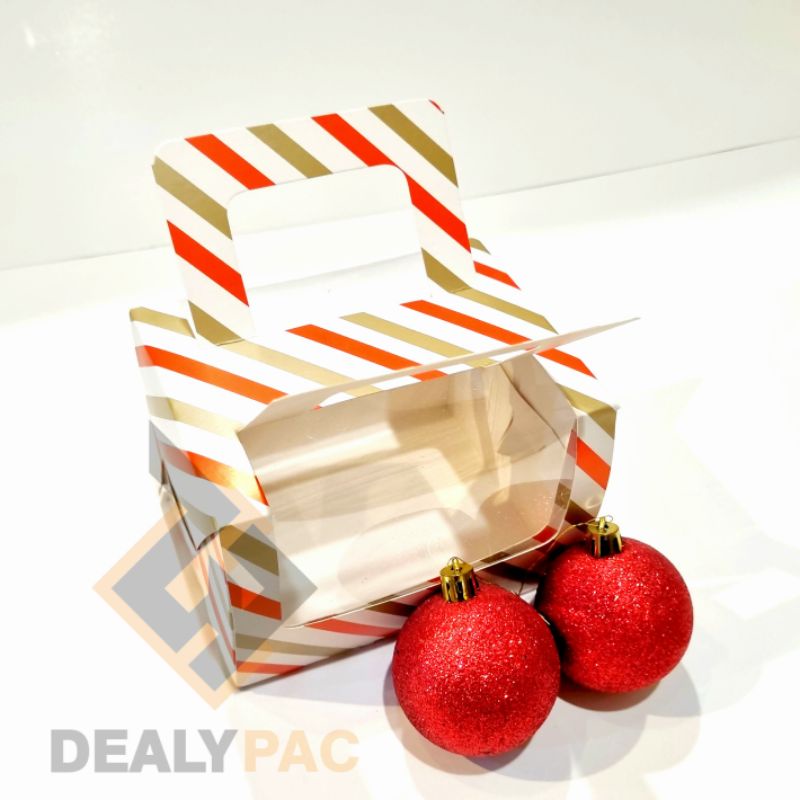 

Mini Cake Box (versi Christmas) 14x10x10cm - per 10pcs