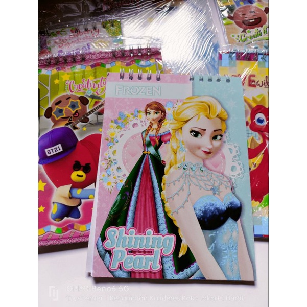 

10pcs buku memo spiral jumbo 13x17cm