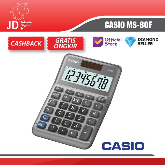 

CASIO MS-80F - KALKULATOR #ORIGINAL