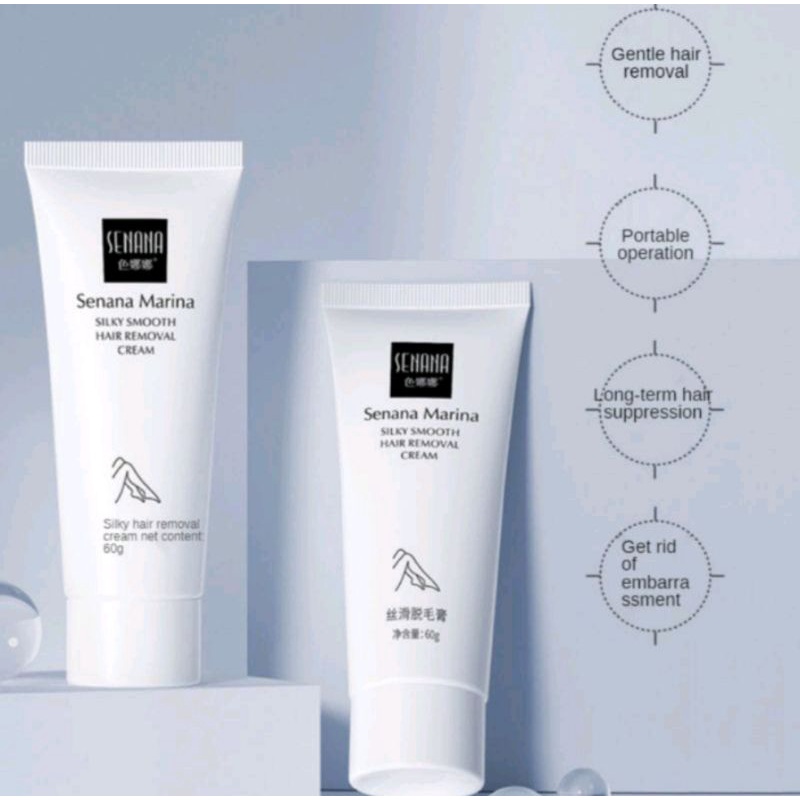 SENANA HAIR REMOVAL Cream Penghilang bulu berkualitas
