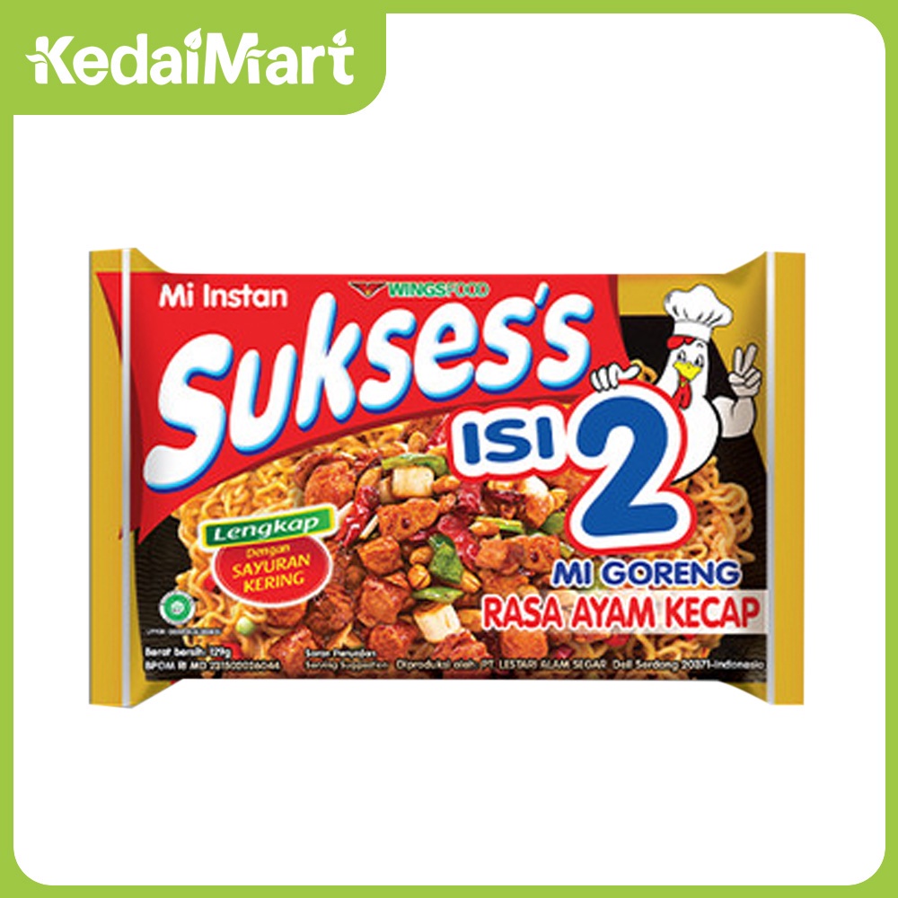 

Sukses's Mie Goreng Isi 2 Ayam Kecap 129 Gram