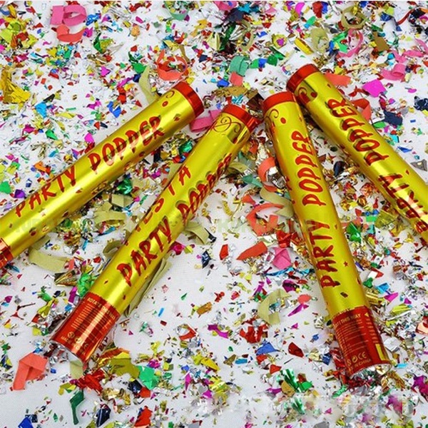 Party Popper Confetti Pesta Ulang Tahun Petasan Semburan Kertas