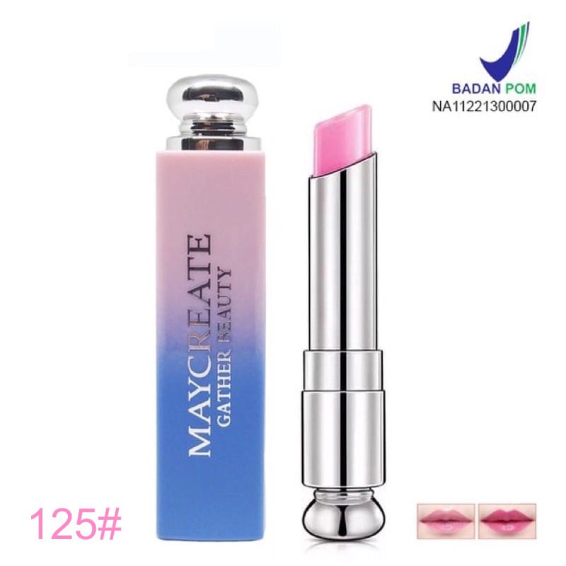 MAYCREATE LIPSTIK LIP BALM WATERPROOF MELEMBABKAN MOISTURIZING LIPSTICK ORIGINAL TAHAN AIR