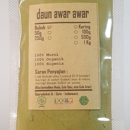 

TERBAIK BUBUK DAUN AWAR-AWAR HERBAL 1 KG