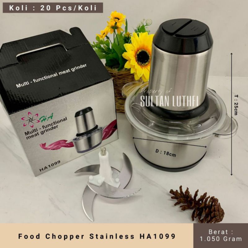 Food Chopper Stainless HA1099
