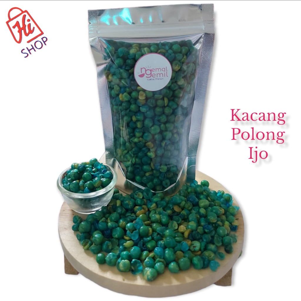 

Snack Kacang Polong Ijo Kacang Arcis Polong Hijau Green Peas Homemade Kualitas Premium