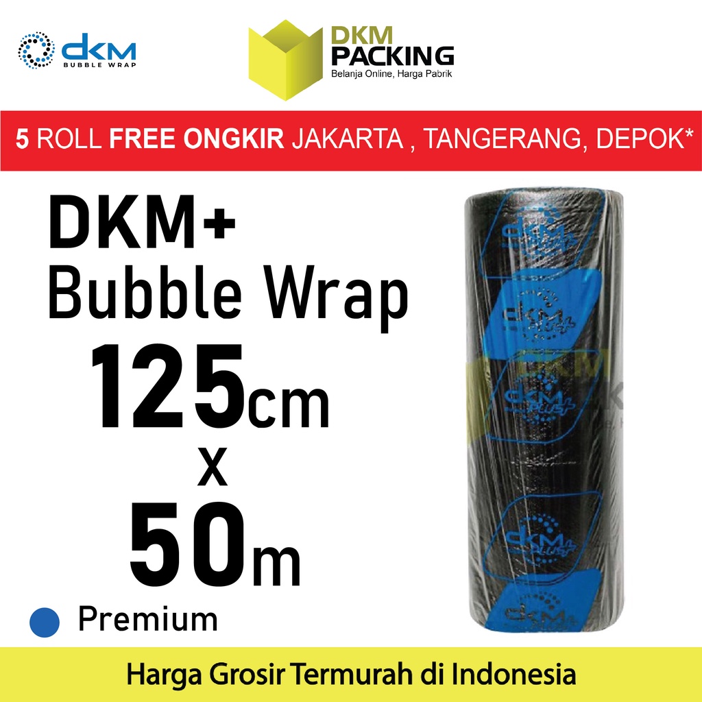 

Bubblewrap 125cm x 50m Plastik Bubble Wrap HITAM GELAP BUBLE DKM PLUS BLACK PREMIUM TERMURAH /ROLL