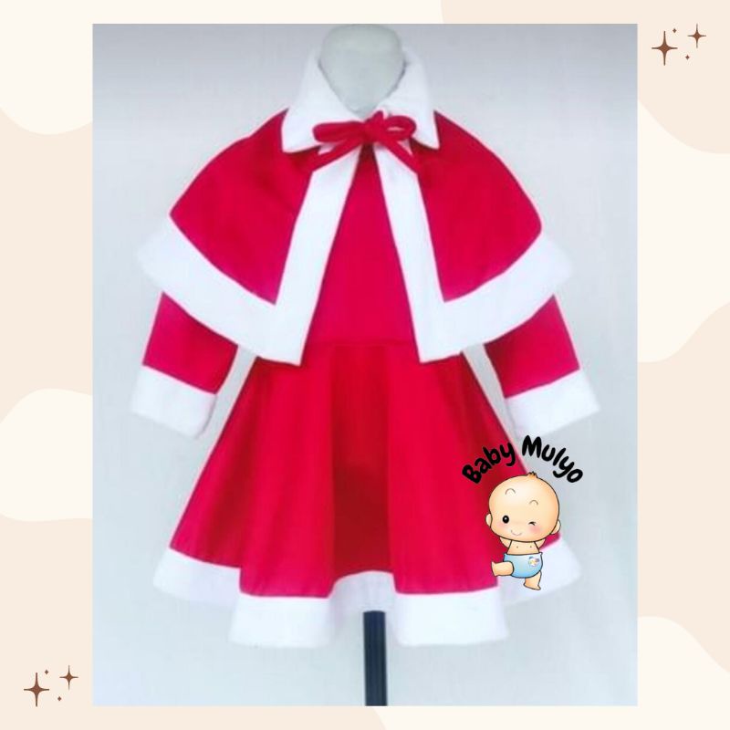 KOSTUM DRESS SANTA/DRESS ANAK MURAH/DRESS ANAK CEWEK/DRESS SANTA CHRISMAS /DRESS Photoshop