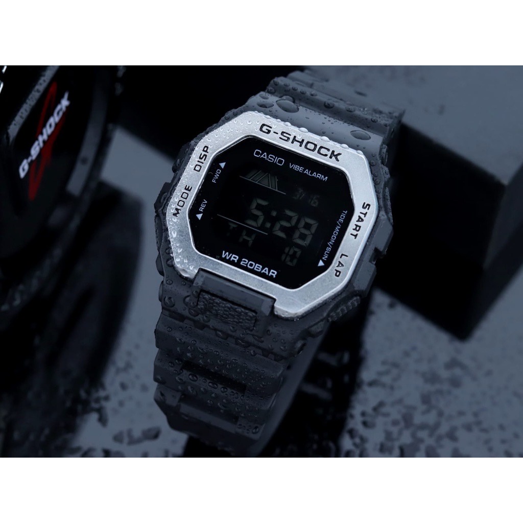 G Shock GBX-100 Jam tangan digital pria &amp; anak anak anti air LED Sporty smartwatch alarm stopwatch