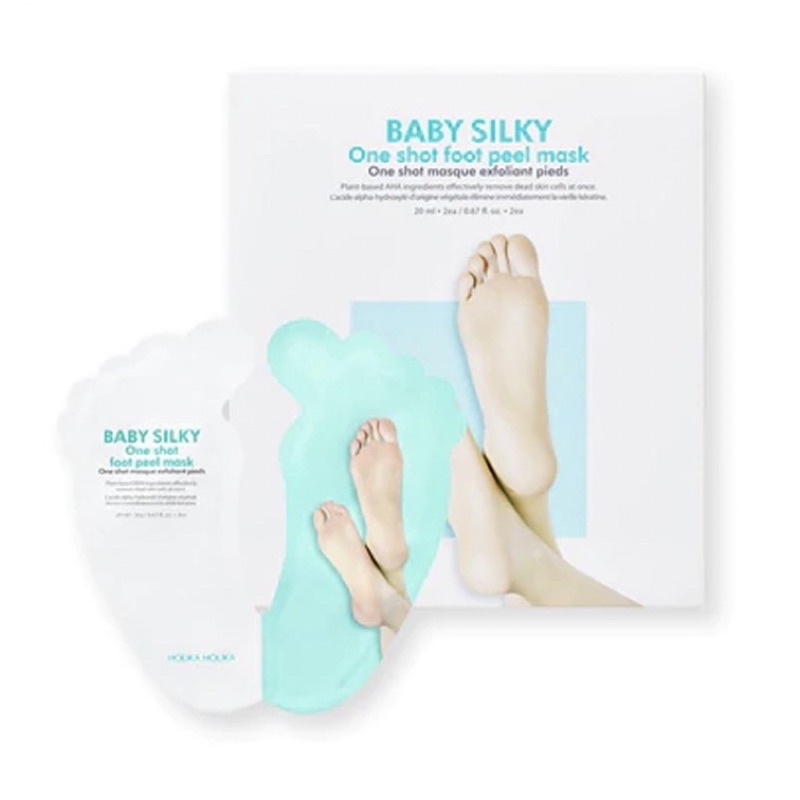 HOLIKAHOLIKA Baby Silky One Shot Foot Peel Mask 20ml*2ea