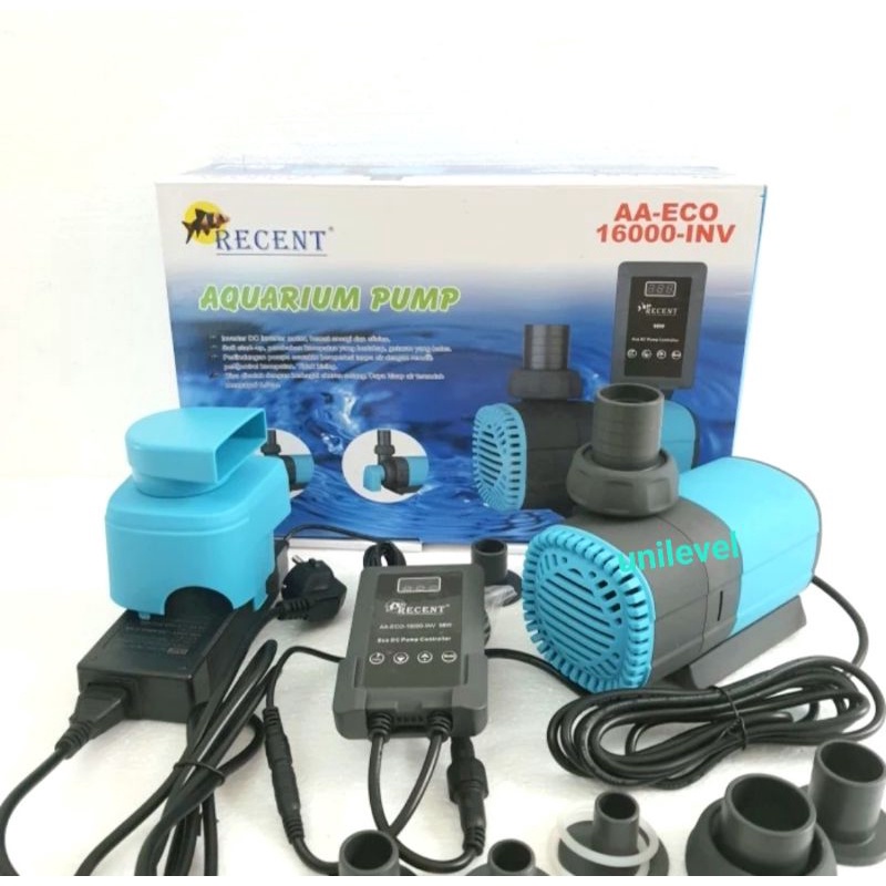 pompa celup air kolam ikan RECENT AA ECO INVERTER 16000 power head submersible pump tenaga super ken
