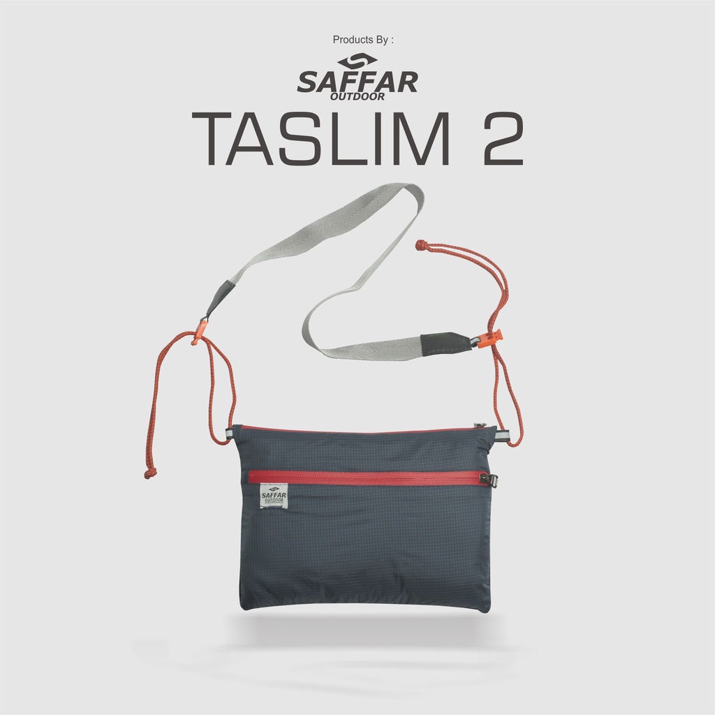 taslim 2 tas selempang ultralight saffaroutdoor - tas slempang pria wanita - tas slempang kece