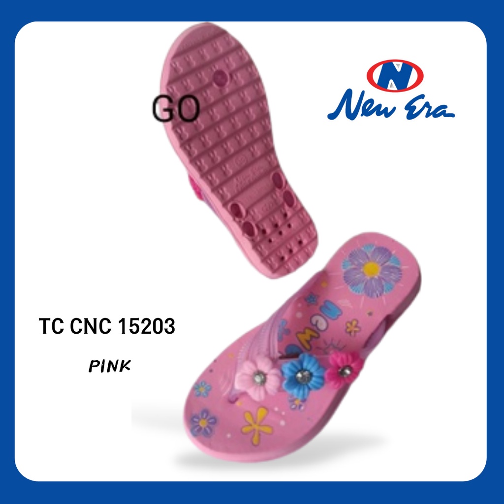 gof NEW ERA TC CNC 15203 sandal BUNGA jepit anak MURAH SZE 25-29