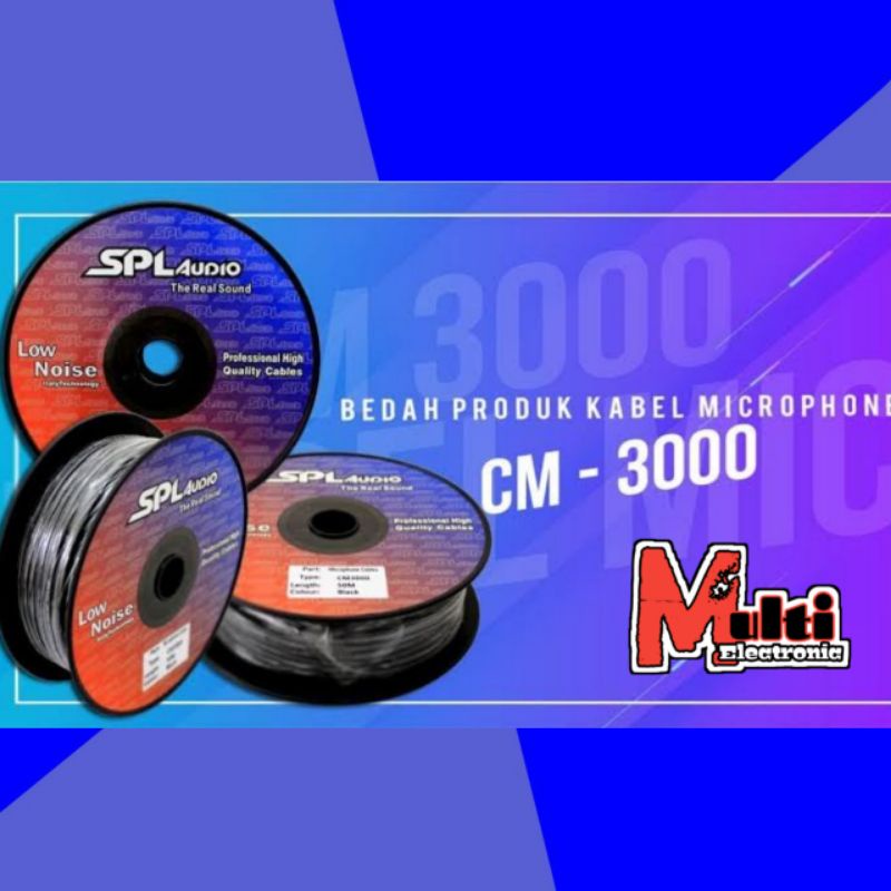 Kabel Microphone Kabel mic Spl Audio Cm 3000